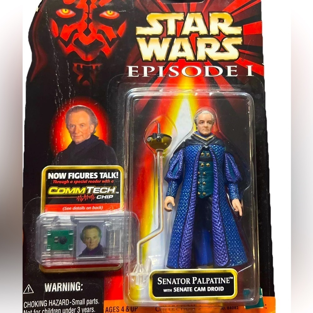 Collectors Edition Vintage 1999 Hasbro Star Wars Episode I Senator Palpatine